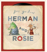 Book cover with title and illustration on a record slip cover