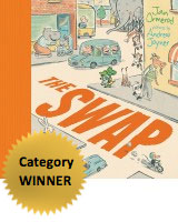 The Swap book cover depicting a street scene, linked to unit of work