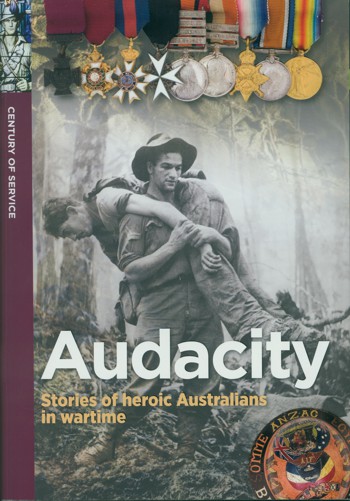 A soldier carrying a wounded comrade on cover