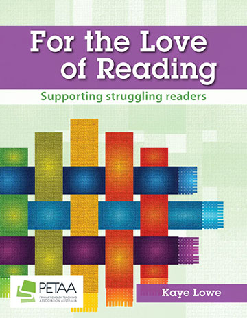 For the Love of Reading cover linked to book page in PETAA webstore