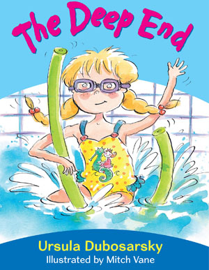 The Deep Ebd cover with girl wearing floaties in a pool