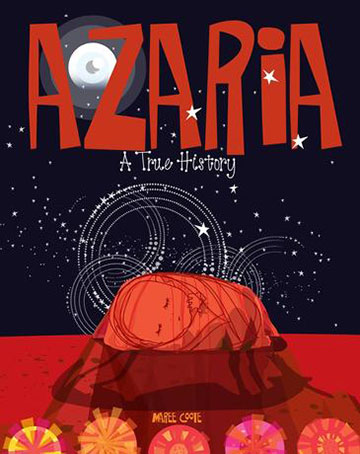 Image of Uluru at night on cover of Azaria: A True History