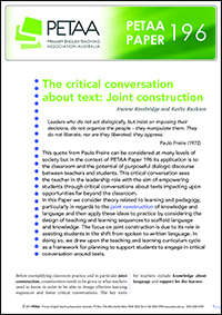 PP196: Critical conversation: Joint construction
